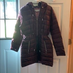 Purple puff winter jacket
